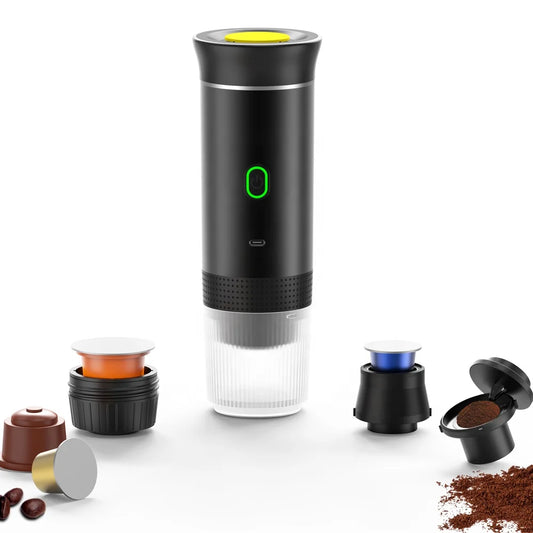 Ultimate 3-in-1 Wireless Portable Espresso Coffee Machine