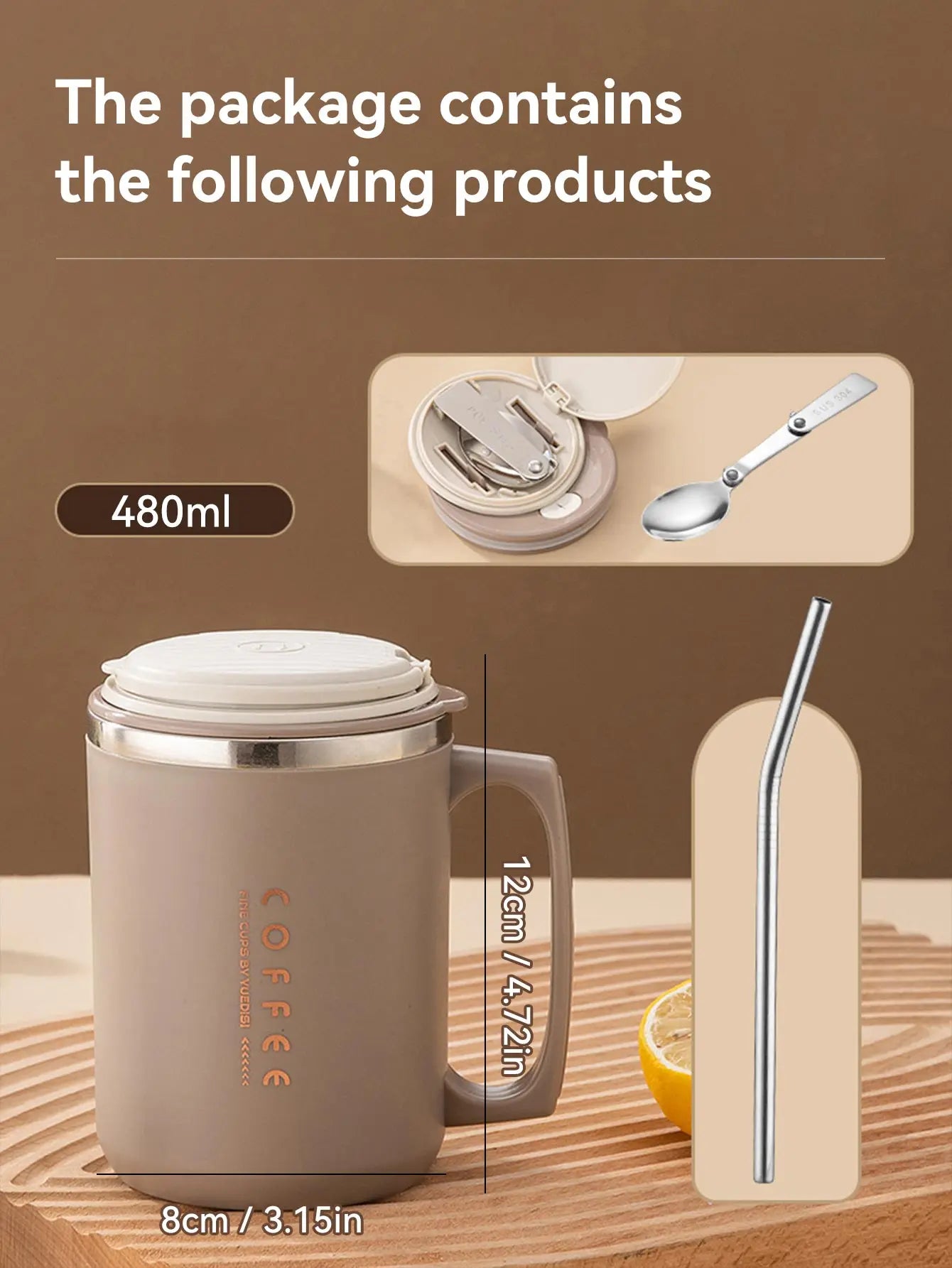  Portable Leak-Proof Coffee Cups