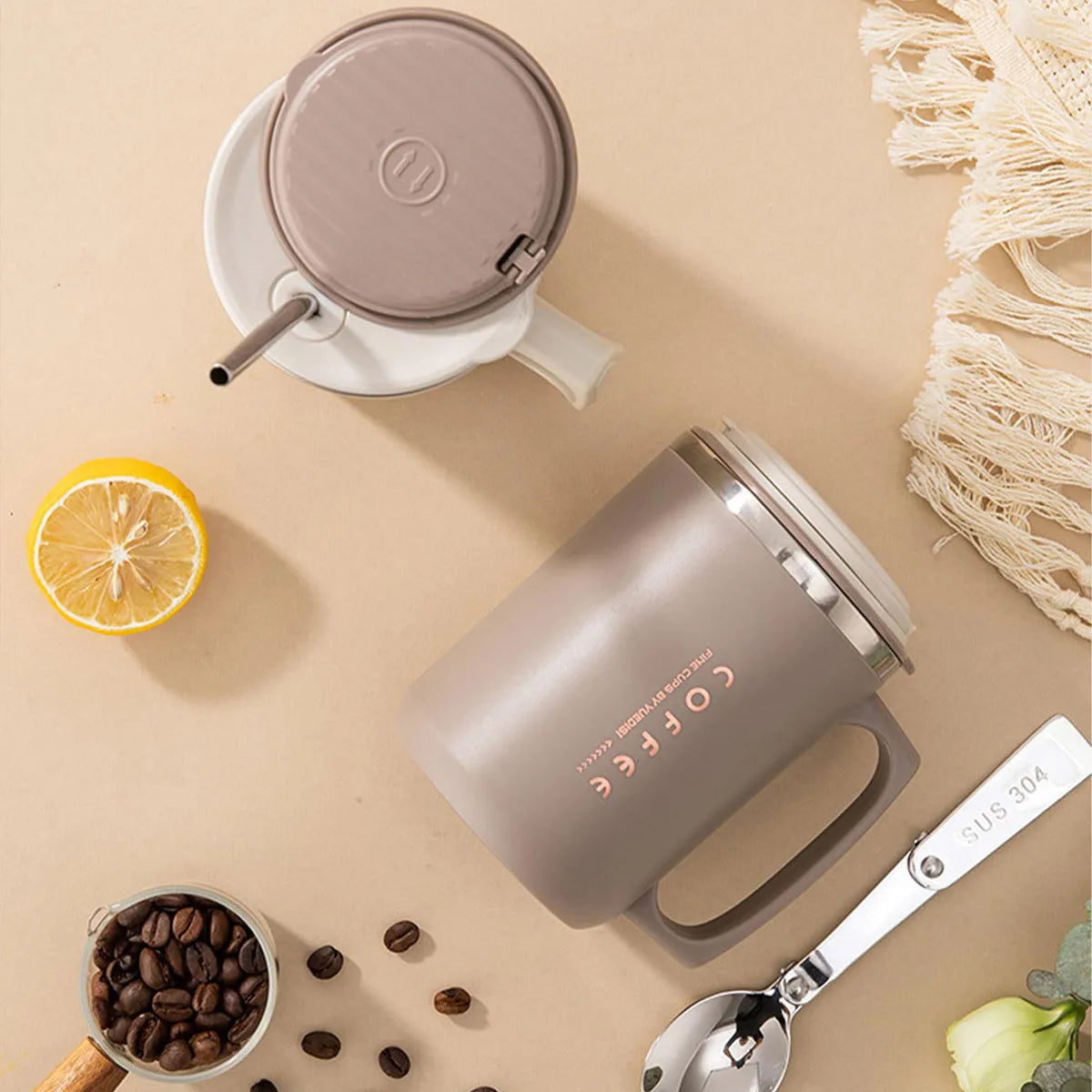  Portable Leak-Proof Coffee Cups