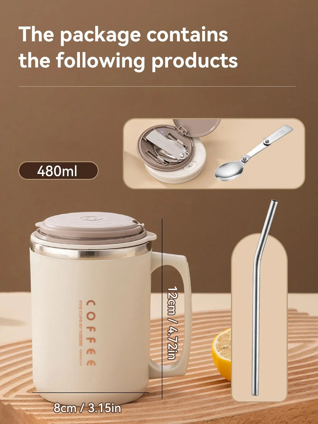  Portable Leak-Proof Coffee Cups