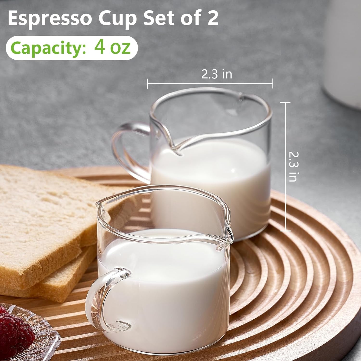 4 Oz Espresso Cups Set of 2
